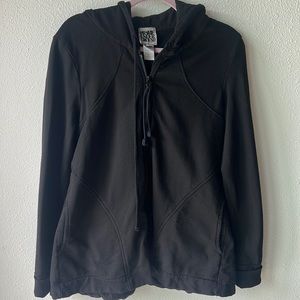 Prairie Underground - Headgerow hoodie (mid length) Black XL